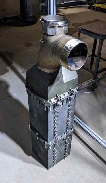 3D-printed Oxiperator on top of the engine
